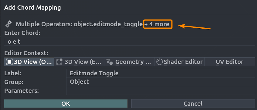 Add Chord Info Panel